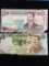 2 Count Lot of Vintage Foreign Currency Bill Notes