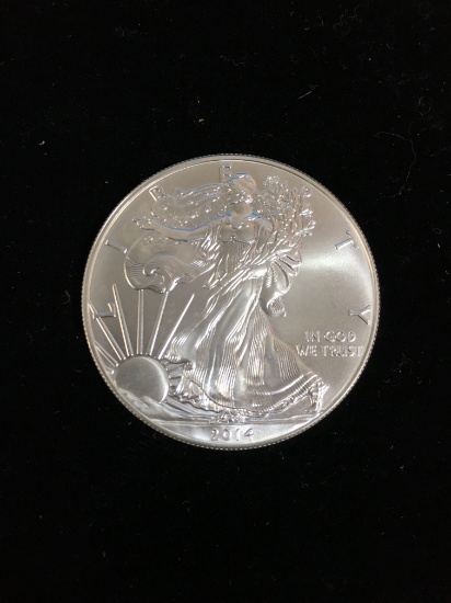 2014 American Silver Eagle Dollar 1 Ounce .999 Fine Silver Bullion Coin