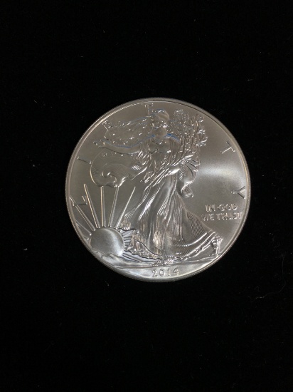 2014 American Silver Eagle Dollar 1 Ounce .999 Fine Silver Bullion Coin