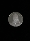 1977 Franklin Mint Member 7 Gram Sterling Silver Bullion Coin