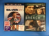 2 Movie Lot: CHRIS COOPER: Silver City & Breach DVD