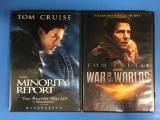 2 Movie Lot: TOM CRUISE: Minority Report & War of the Worlds DVD