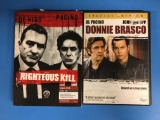 2 Movie Lot: AL PACINO: Righteous Kill & Donnie Brasco DVD