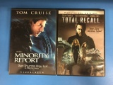 2 Movie Lot: COLIN FARRELL: Minority Report & Total Recall DVD