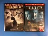 2 Movie Lot: JOHN CUSACK: Eight Men Out & Identity DVD