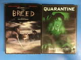 2 Movie Lot: Horror: The Breed & Quarantine DVD