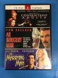 Triple Feature Consenting Adults, An Innocent Man, & The Marrying Man DVD