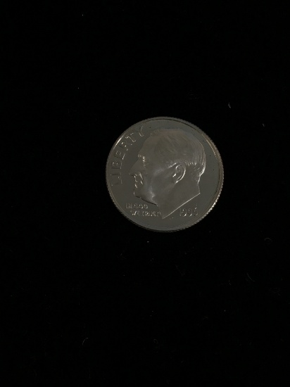 1990-S United States Proof Silver Dime - 90% Silver Coin BU Grade