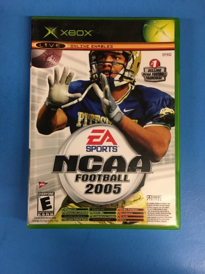 Double Game Xbox Original EA Sports NCAA Football 2005 & Top Spin Tennis Video Game