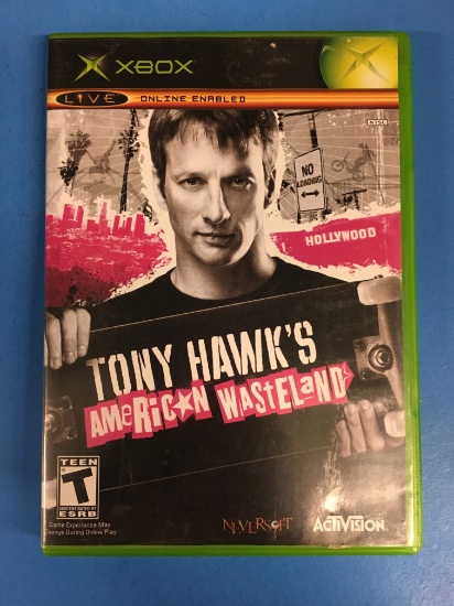 Original Xbox Tony Hawk's American Wasteland Video Game
