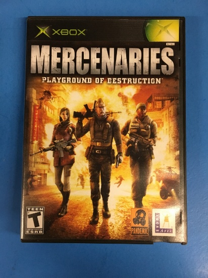 Original Xbox Mercenaries Playground of Destruction Video Game