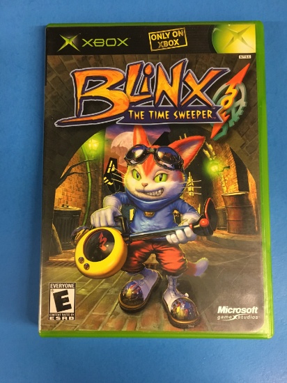 Original Xbox Blinx The Time Sweeper Video Game