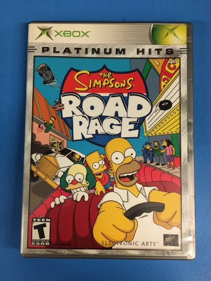 Original Xbox The Simpsons Road Rage Video Game