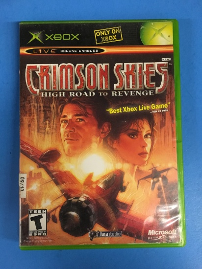Original Xbox Crimson Skies High Road to Revenge Video Game