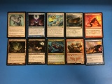 10 Count Lot Magic The Gathering Gold Symbol Rare Cards - ALL RARES