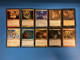 10 Count Lot Magic The Gathering Gold Symbol Rare Cards - ALL RARES