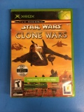 Double Game Xbox Original Star Wars The Clone Wars & Tetris Worlds Video Game