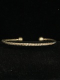 Twisted Sterling Silver Cuff Bracelet