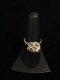 Sterling Silver Nugget Ring - Size 6.5