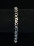 Sterling Silver & Diamond 8