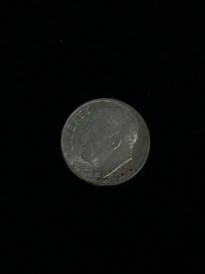 1955 United States Silver Roosevelt Dime - 90% Silver Coin - BU Grade