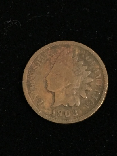 1903 United States Indian Head Penny Coin