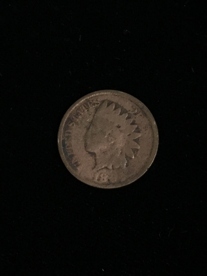 1896 United States Indian Head Penny Coin