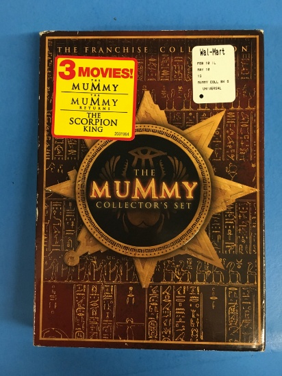 BRAND NEW SEALED The Mummy Collector's Set - Mummy, Mummy Returns, Scorpion King DVD