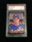 PSA Graded 1987 Donruss Kevin Brown Rangers Rookie Baseball Card - Mint 9