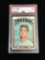 PSA Graded 1972 Topps Ray Corbin Twins Baseball Card - Near Mint 7