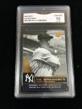GMA Graded 2009 SPx Joe Dimaggio Career Highlights /425 Yankees Baseball Card - Gem Mint 10