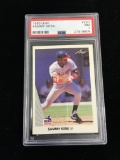 PSA Graded 1990 Leaf Sammy Sosa White Sox Rookie Baseball Card