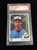 PSA Graded 1989 Upper Deck Randy Johnson Mariners Rookie Baseball Card - Mint 9