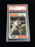 PSA Graded 1974 Topps Gaylord Perry Indians Baseball Card - Near Mint 7