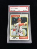 PSA Graded 1974 Topps Steve Carlton Phillies Baseball Card - Near Mint 7