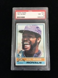 PSA Graded 1976 Topps Hal McRae Royals Baseball Card