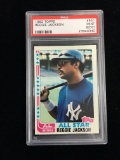PSA Graded 1982 Topps Reggie Jackson Yankees Baseball Card