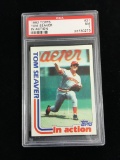 PSA Graded 1982 Topps In Action Tom Seaver Reds Baseball Card