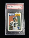 PSA Graded 1987 Topps American/UK Lee Williams Chargers Football Card - Mint 9 - RARE