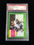 PSA Graded 1973-74 Topps Canadiens Sabres Series A Hockey Card - NM 7