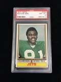 PSA Graded 1974 Topps Richard Neal Jets Football Card
