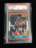 PSA Graded 1986-87 Fleer Thurl Bailey Jazz Basketball Card