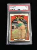 PSA Graded 1972 Topps Joe Rudi Athletics Baseball Card - Near Mint 7