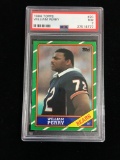 PSA Graded 1986 Topps William The Refrigerator Perry Rookie Football Card