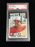 PSA Graded 1986 Topps Ozzie Guillen White Sox Rookie Baseball Card