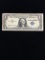 1957-B United States $1 Dollar Silver Certificate Currency Bill Note