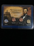2009 Ultimate Lincoln Anniversary Cents - Colorized, 24K Gold Plated, & UNC