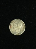 1939-D United States Mercury Dime - 90% Silver Coin