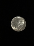 1955 United States Roosevelt Dime - 90% Silver Coin BU Grade