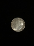 1954 United States Roosevelt Dime - 90% Silver Coin BU Grade